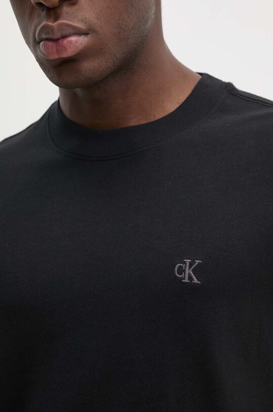 Calvin Klein Jeans tricou din bumbac J30J326683 negru