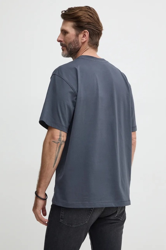 Oblečení Bavlněné tričko Calvin Klein Jeans J30J326857 šedá