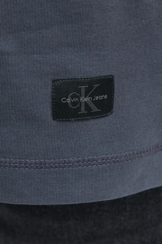 Bavlněné tričko Calvin Klein Jeans J30J326857 šedá