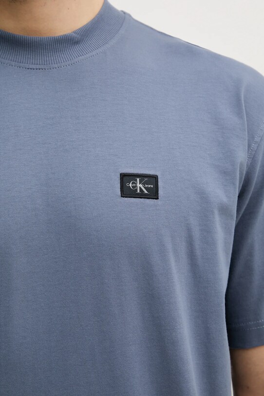 Calvin Klein Jeans t-shirt bawełniany J30J326857 niebieski