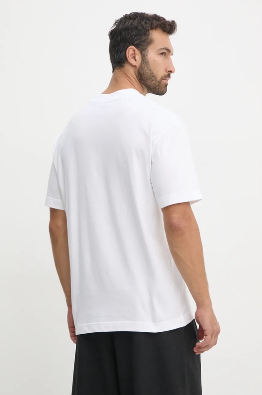 Oblečení Bavlněné tričko Calvin Klein Jeans J30J326864 bílá