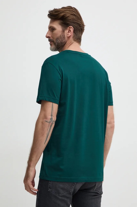 Odzież Calvin Klein Jeans t-shirt bawełniany J30J326867 zielony