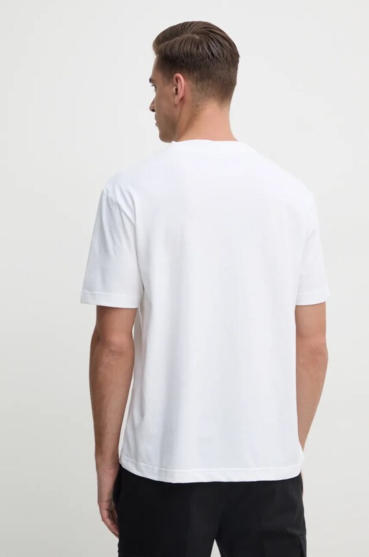 Oblečenie Bavlnené tričko Calvin Klein Jeans J30J326869 biela