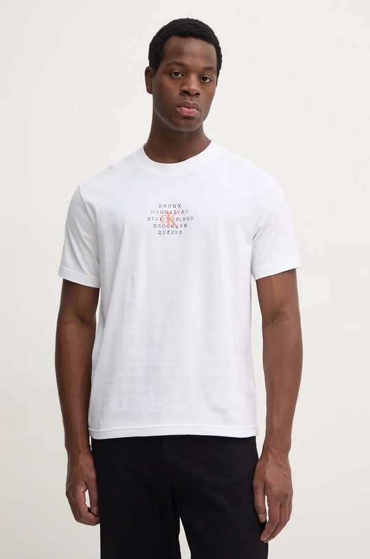 Бавовняна футболка Calvin Klein Jeans J30J326871 білий NC24