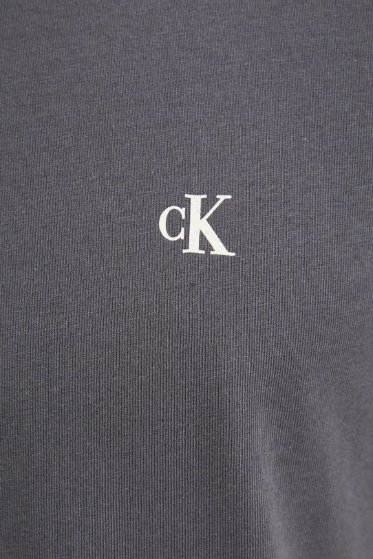 Бавовняна футболка Calvin Klein Jeans сірий J30J327316