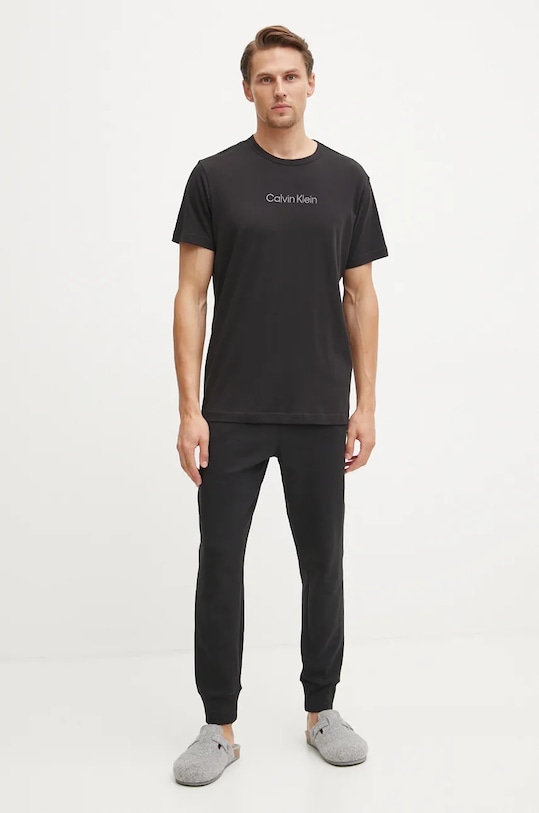 Піжамна сорочка Calvin Klein Underwear 000NM2748E чорний AA00