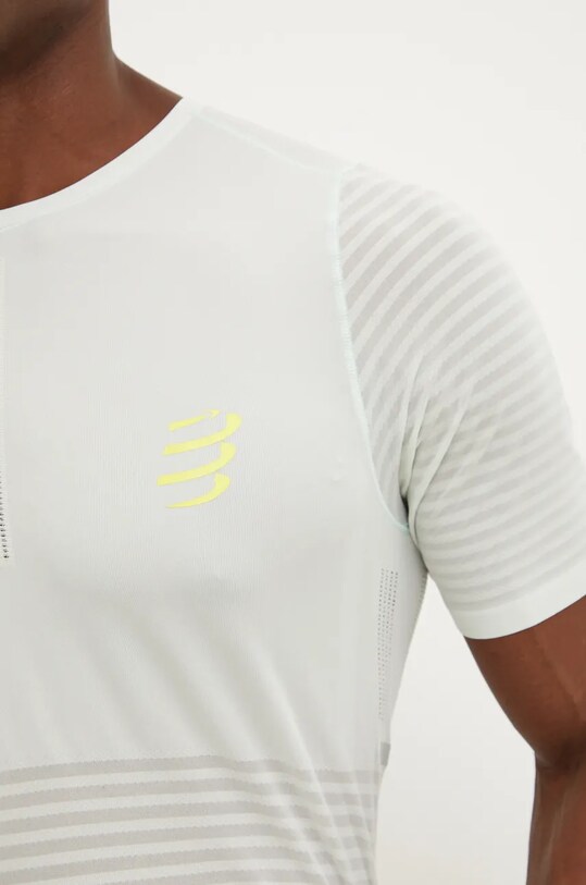 Compressport tricou de alergare Pro Racing verde ATSM361