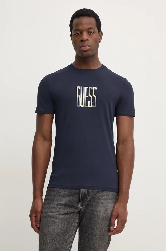 Футболка Guess regular тёмно-синий M4BI33.J1314