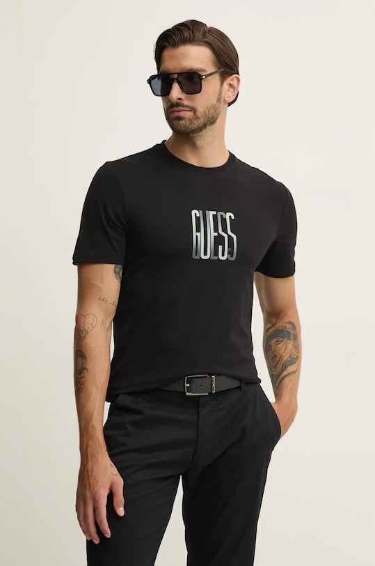 Футболка Guess regular чёрный M4BI33.J1314