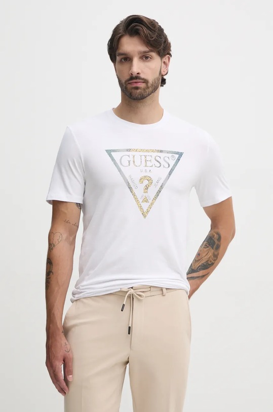 Guess t-shirt biały M4BI35.J1314