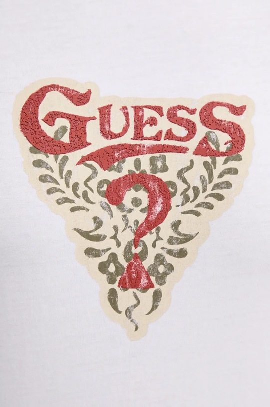 Guess t-shirt bawełniany M4BI44.I3Z14 biały