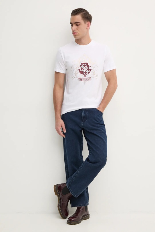 Guess t-shirt M4BI49.KCHA1 biały AW24