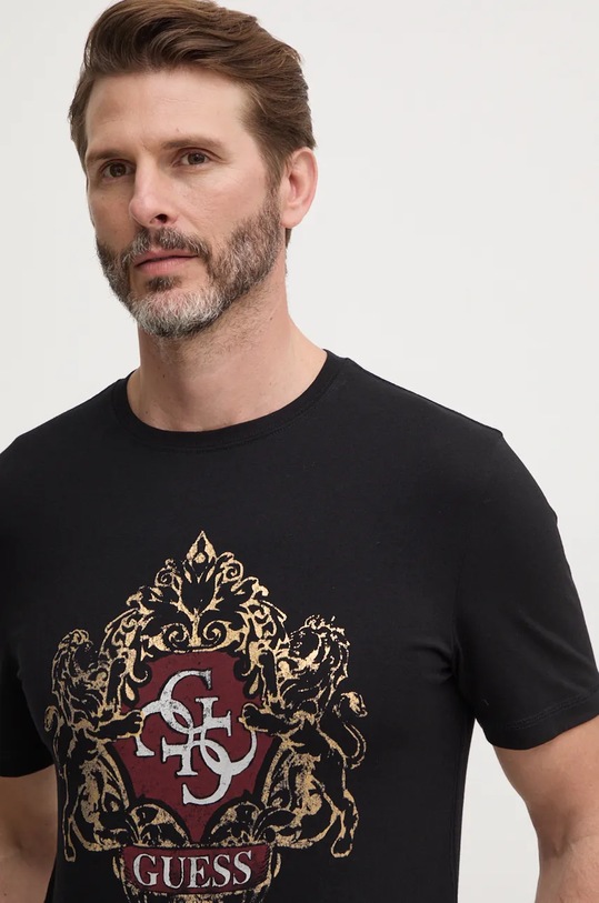 Majica kratkih rukava Guess crna M4BI49.KCHA1