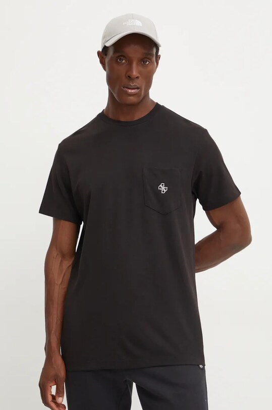 Футболка Guess regular чорний M4BP12.KBYD2