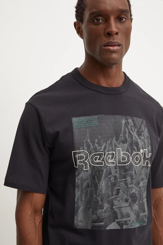 Îmbrăcăminte Reebok Classic tricou din bumbac 100205656 negru