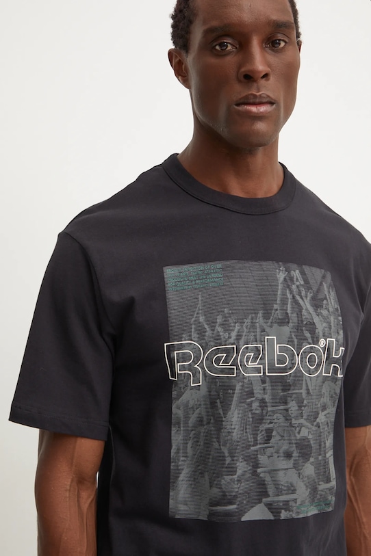 Îmbrăcăminte Reebok Classic tricou din bumbac 100205656 negru