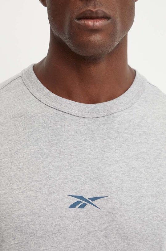Reebok t-shirt bawełniany 100206039 szary