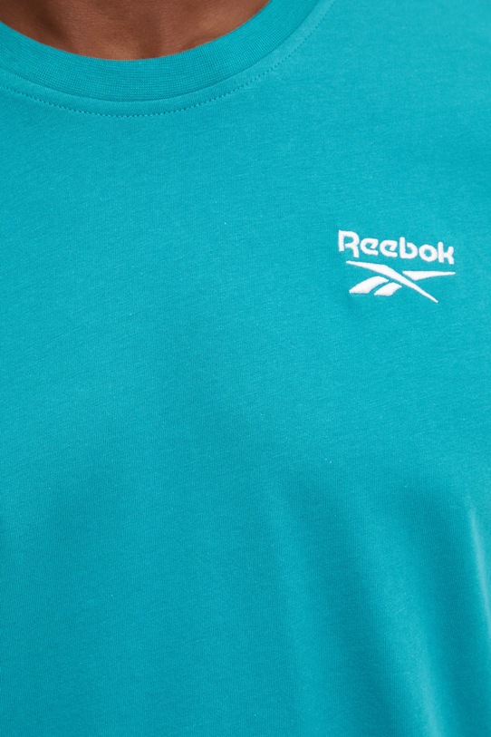 Бавовняна футболка Reebok 100206016 бірюзовий