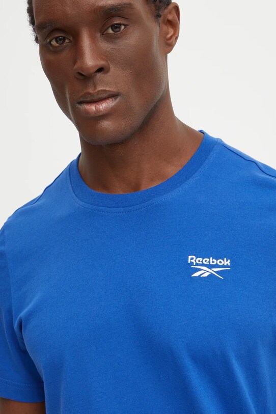 Reebok tricou din bumbac albastru 100206018