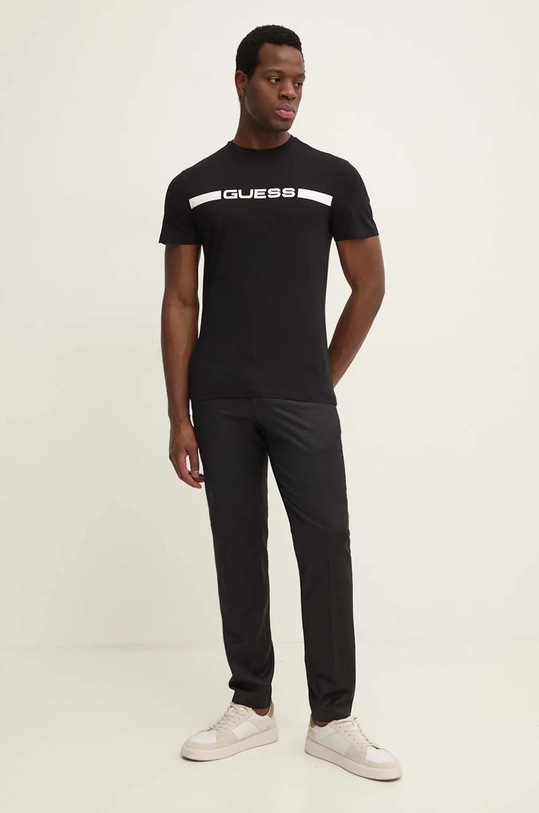 Guess tricou JOE U4BM01.K6YW1 negru AW24