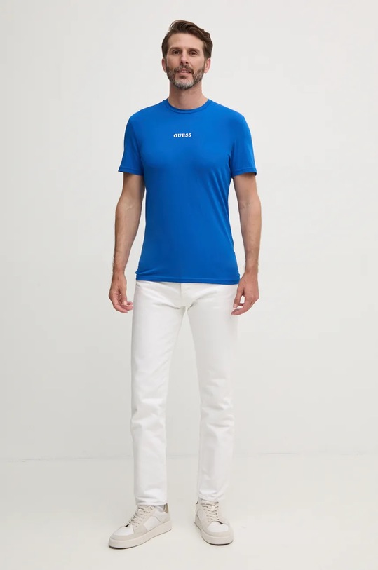 Guess t-shirt JOE U4BM11.K6YW1 niebieski AW24