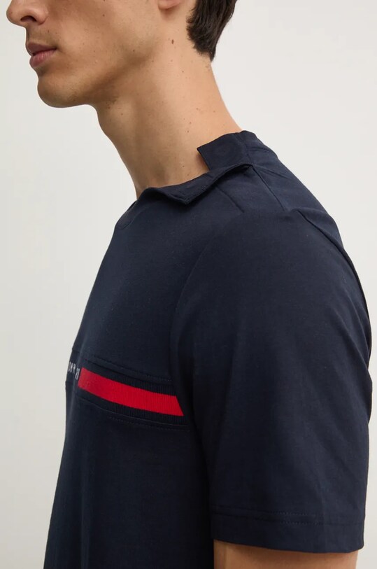 Tommy Hilfiger t-shirt bawełniany MW0MW37390 granatowy