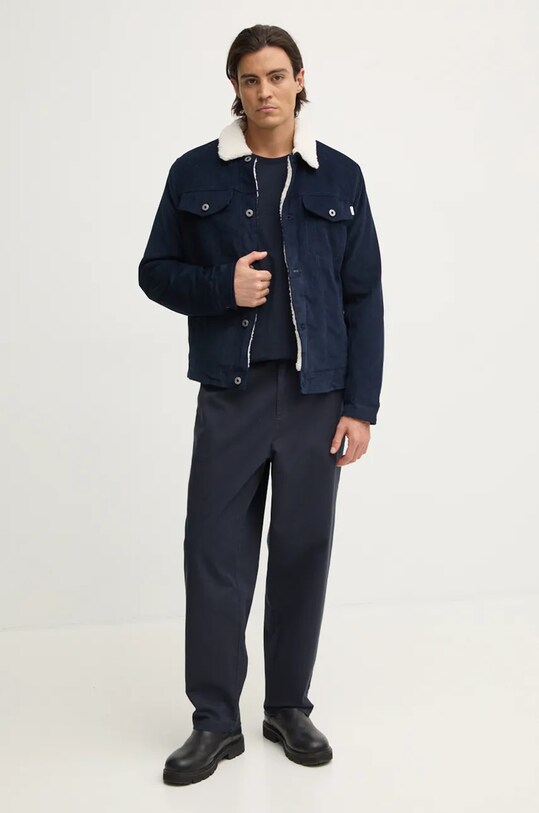 Бавовняна футболка Tommy Hilfiger MW0MW36481 темно-синій AW24