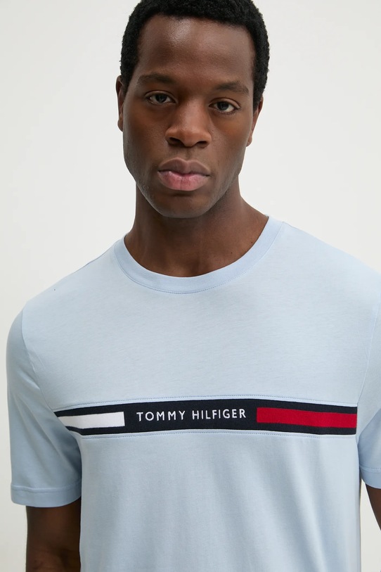 Tommy Hilfiger t-shirt in cotone blu MW0MW36498