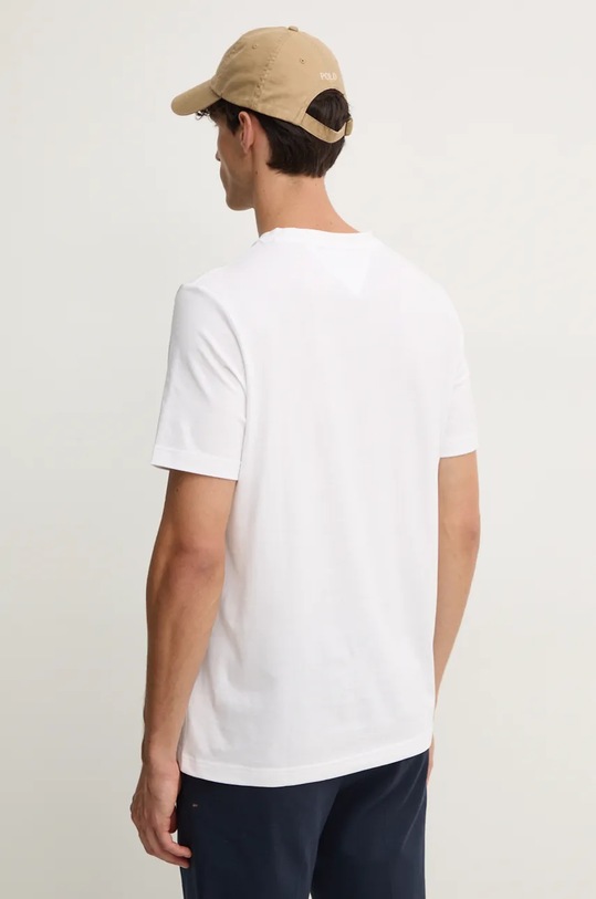 Odzież Tommy Hilfiger t-shirt bawełniany MW0MW36500 biały