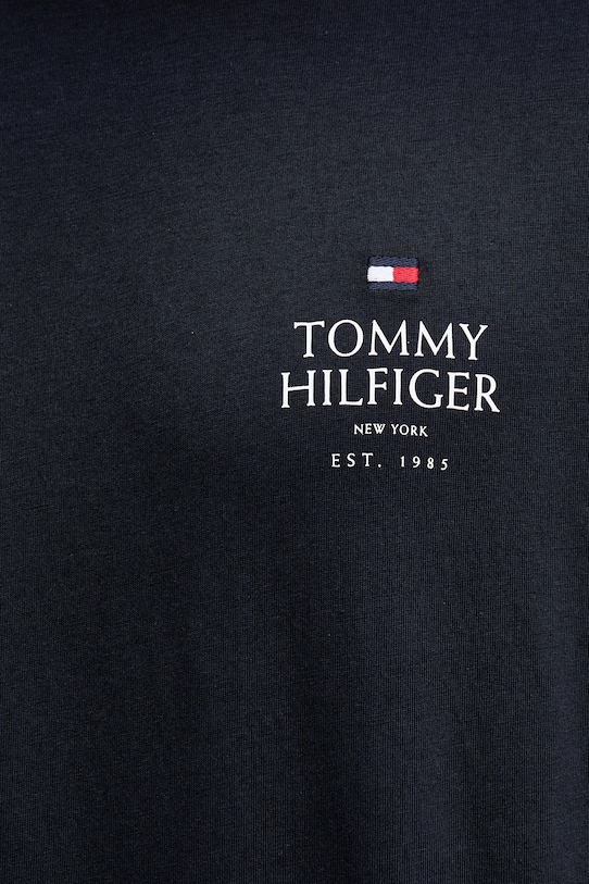 Tommy Hilfiger t-shirt bawełniany MW0MW36500 granatowy