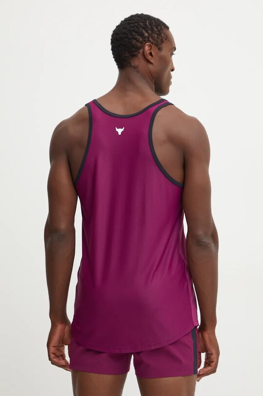 Odzież Under Armour t-shirt treningowy Project Rock 1386888 fioletowy