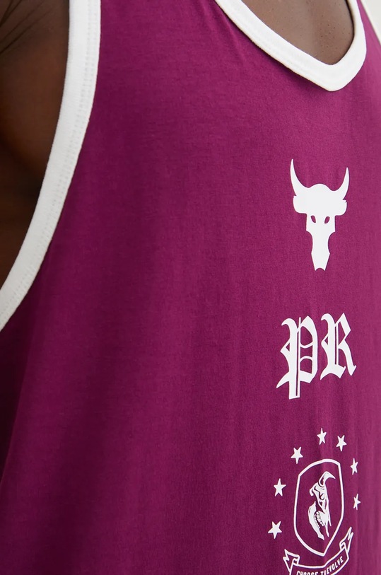 Tričko Under Armour Project Rock 1386897 fialová