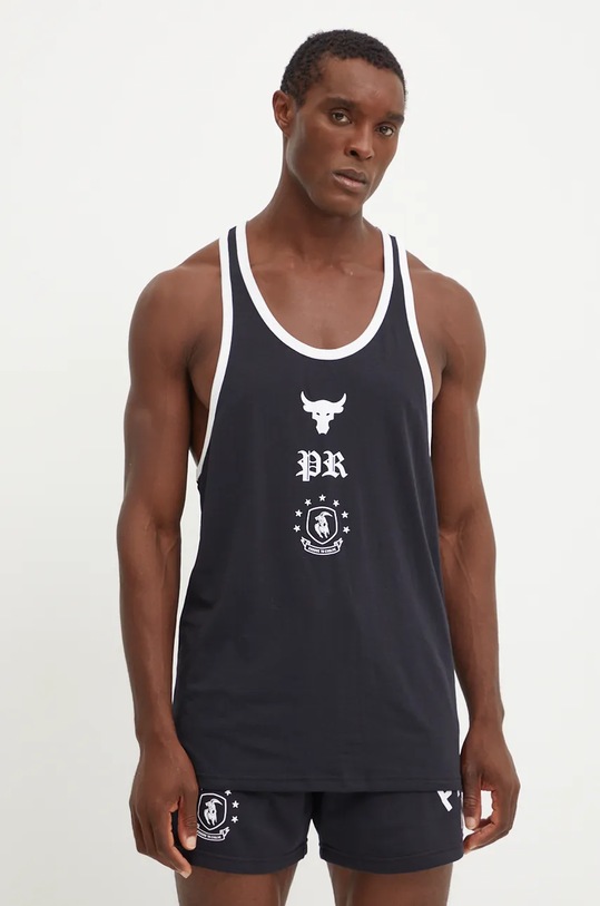 Under Armour tricou Project Rock print negru 1386897