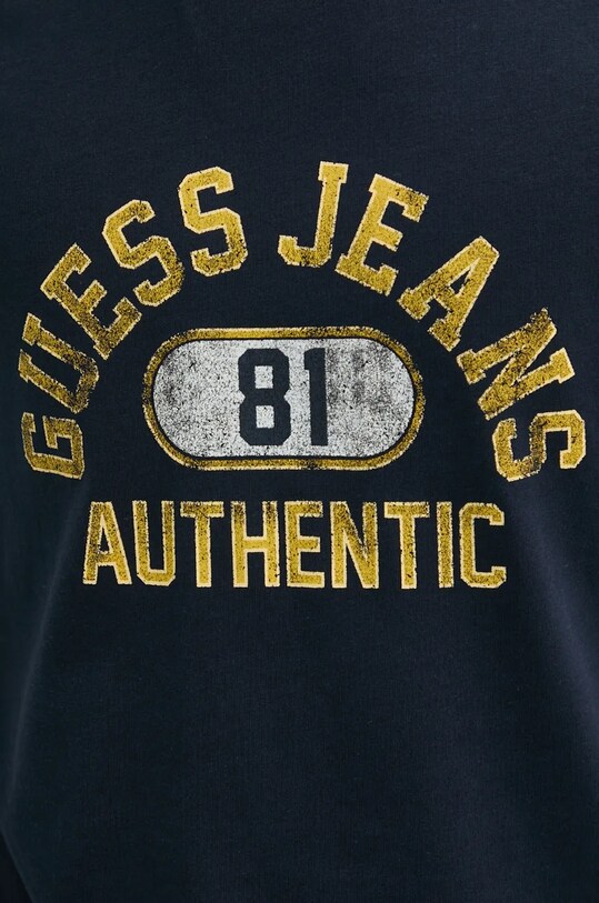 Бавовняна футболка Guess Jeans M4BI74.K8HM0 темно-синій