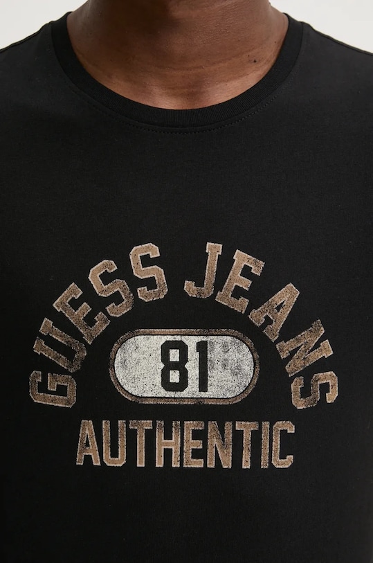 Бавовняна футболка Guess Jeans M4BI74.K8HM0 чорний