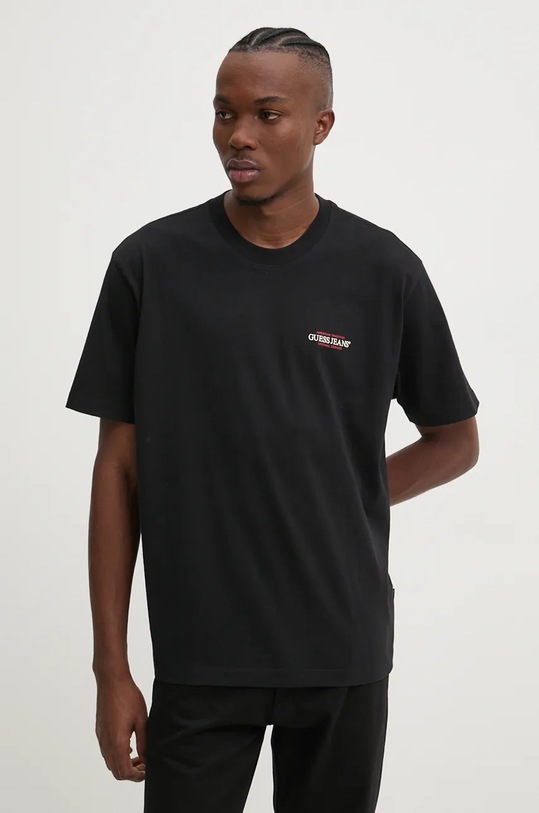Odzież Guess Jeans t-shirt bawełniany M4BI75.K8FQ4 czarny