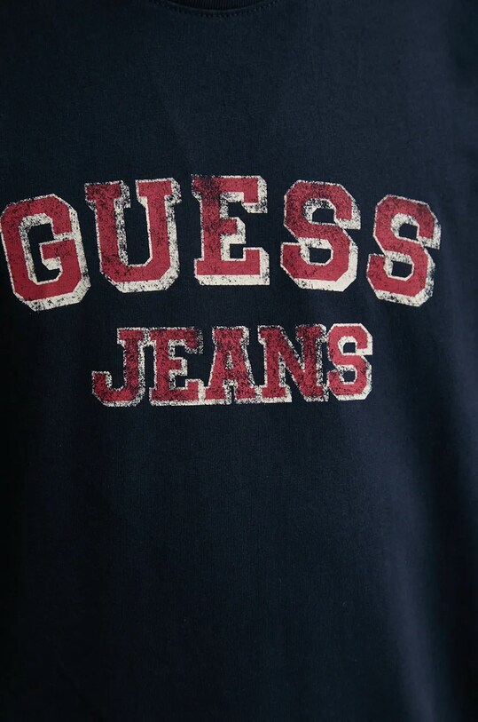 Хлопковая футболка Guess Jeans тёмно-синий M4BI78.K8FQ4