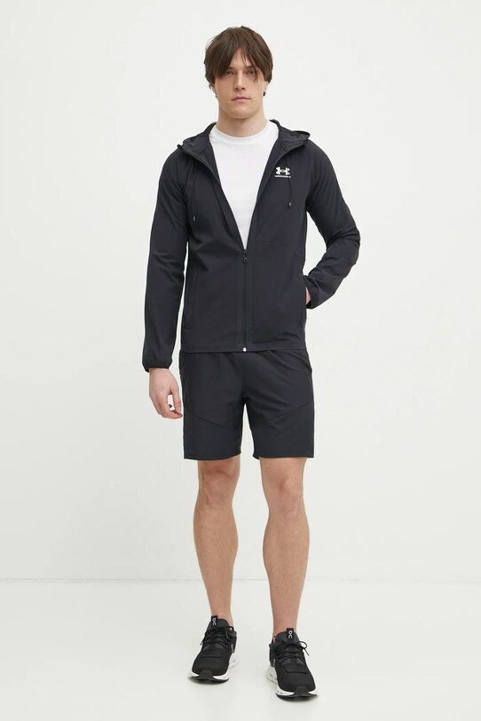Under Armour t-shirt do biegania Launch 1382582 biały SS25
