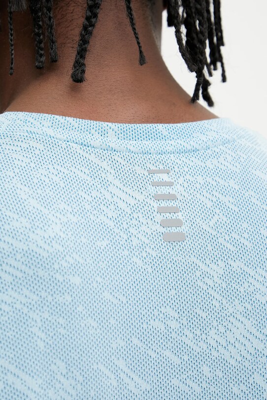 Under Armour tricou de alergare Launch Camo 1386681 albastru