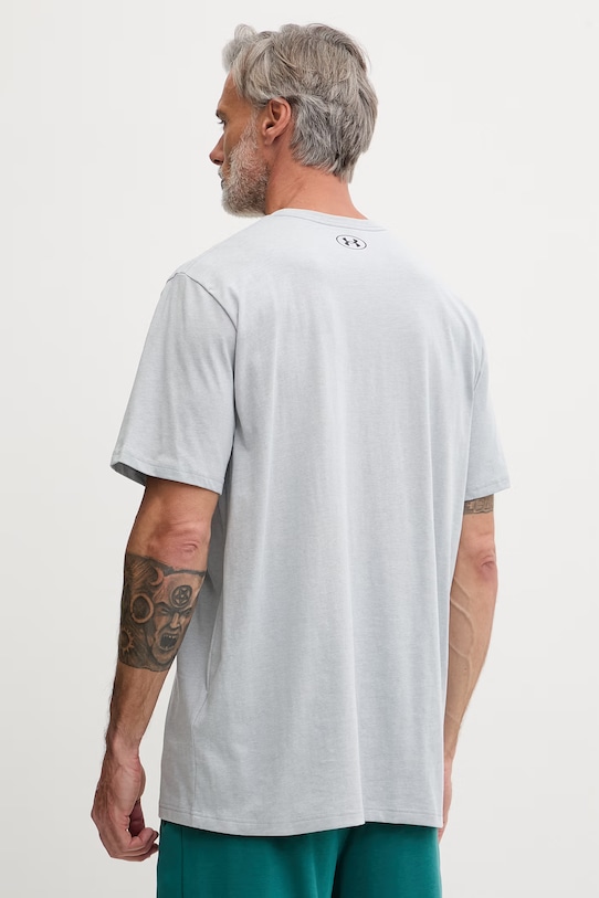 Odzież Under Armour T-shirt męski BOXED SPORTS UPDATED 1386793 szary