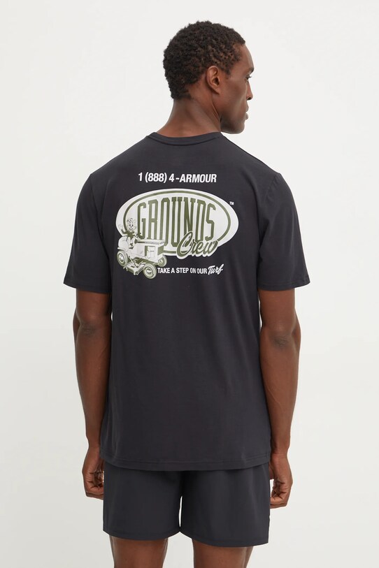 Športové tričko Under Armour Grounds Crew čierna 1387718
