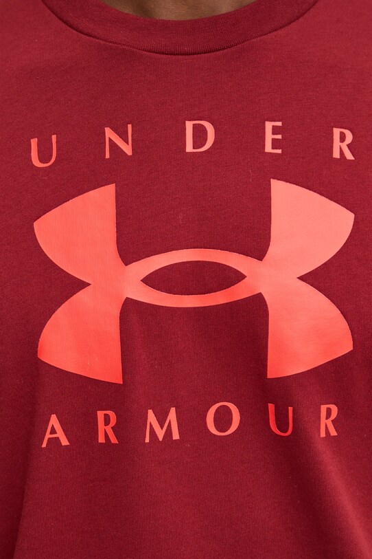 Tričko Under Armour HW Branded 1389146 burgundské