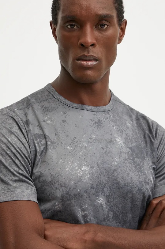 Calvin Klein Performance tricou de antrenament cu modele gri 00GMF4K139