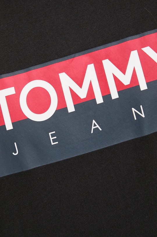Бавовняна футболка Tommy Jeans чорний DM0DM19684
