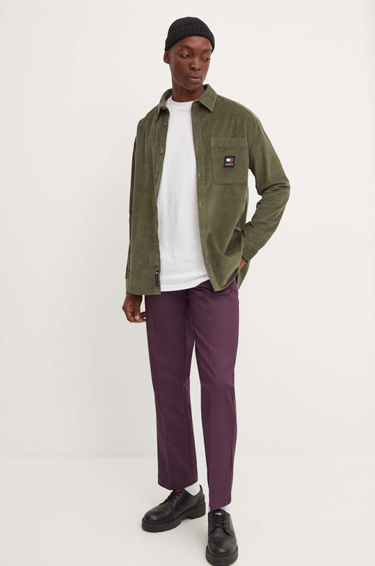 Oblečení Bavlněné tričko Tommy Jeans DM0DM19695 bílá