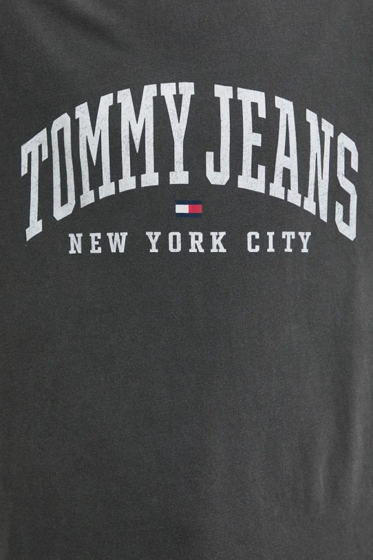 Хлопковая футболка Tommy Jeans DM0DM19699 серый