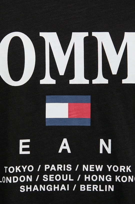 Tommy Jeans tricou din bumbac DM0DM20080 negru