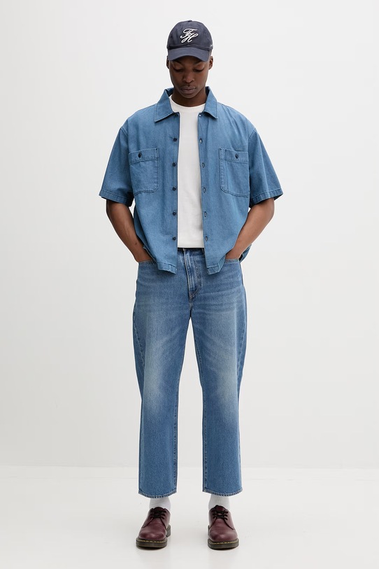 Tommy Jeans t-shirt męski bawełniany DM0DM20740 beżowy AA00