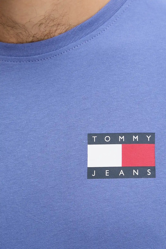 Tommy Jeans tricou din bumbac albastru DM0DM20740