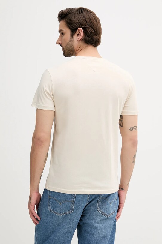 Одяг Бавовняна футболка Tommy Jeans DM0DM20740 бежевий